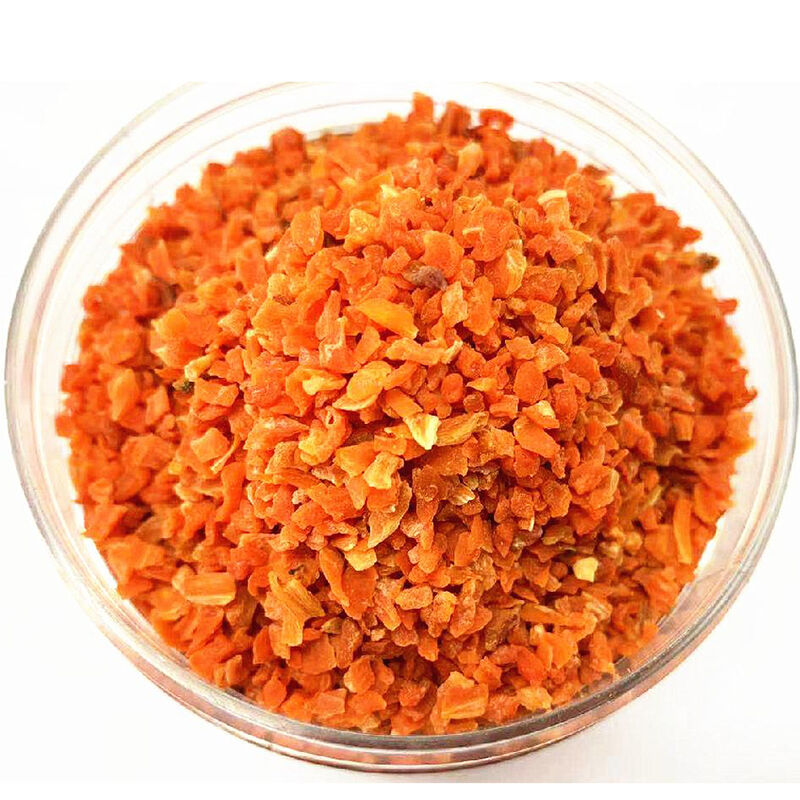 Pure Dried Carrot Chips with 200% Vitamin A, No Preservatives, and Bright Orange Color - Dehydrated Carrot Flakes