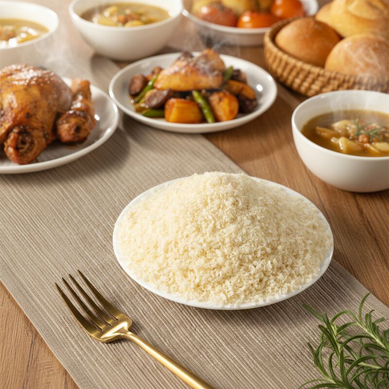 12 महीने की शेल्फ लाइफ के साथ प्रीमियम जापानी पैंको ब्रेडक्रंब्स दानेदार आकार और मूल स्वाद