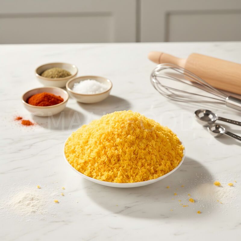 12 महीने की शेल्फ लाइफ के साथ प्रीमियम जापानी पैंको ब्रेडक्रंब्स दानेदार आकार और मूल स्वाद