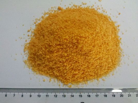 5mm सुई के आकार के पीले पेंको ब्रेड क्रम्ब्स झींगा या चिकन तलने के लिए HACCP प्रमाणित